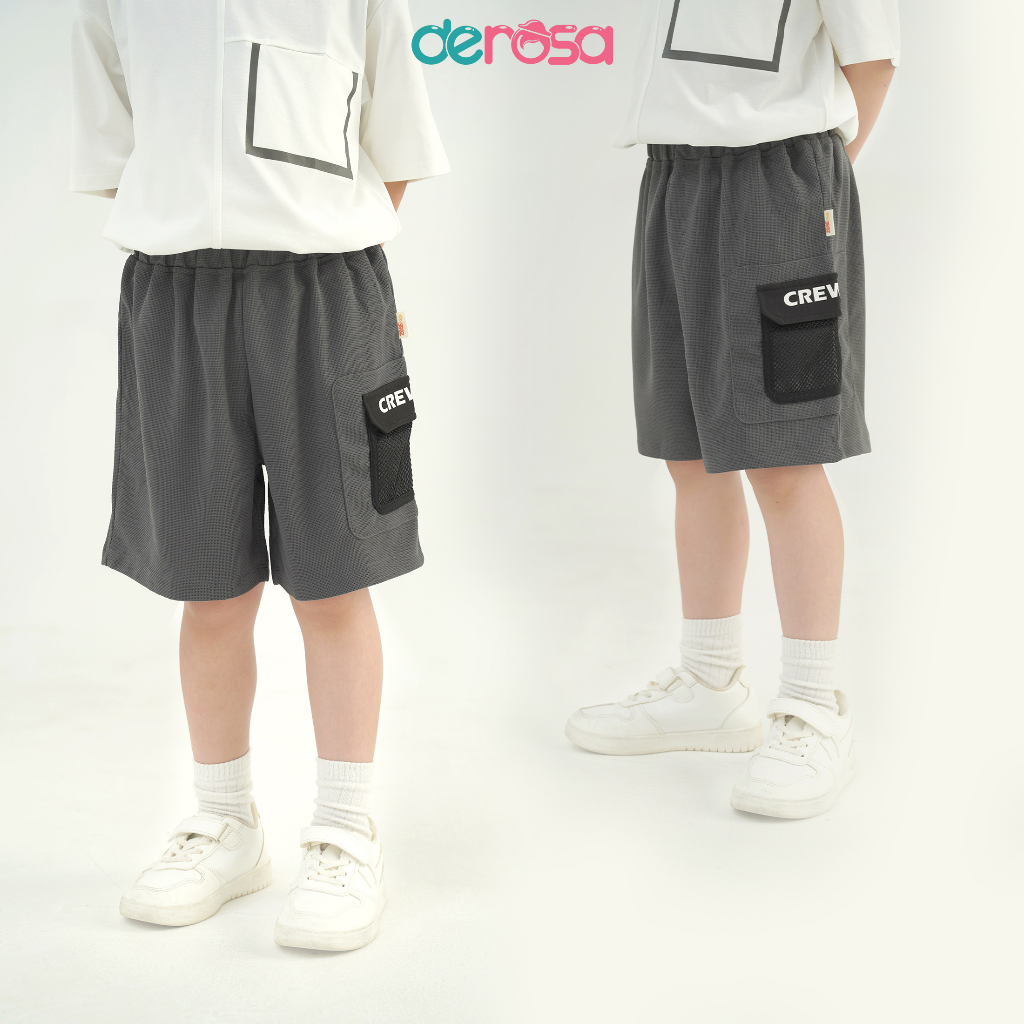 Quần đùi bé trai DEROSA KIDS cho bé từ 2 đến 6 tuổi ZSK23-398Q