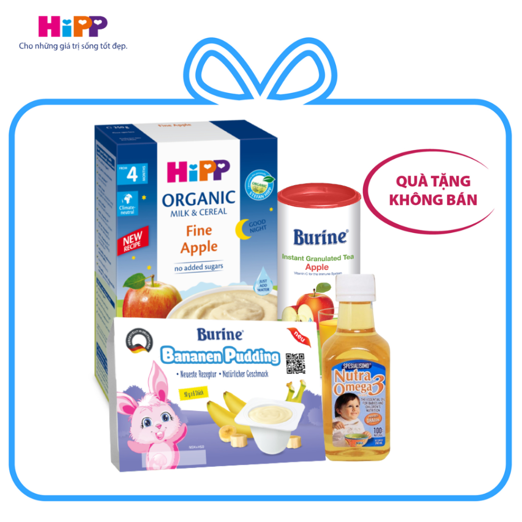 [QUÀ TẶNG KHÔNG BÁN] Quà tặng dinh dưỡng HiPP - Vị ngẫu nhiên