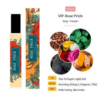 Tinh dầu nước hoa pháp rose prick 12ml. sexy, gai góc. chai lăn/xịt
