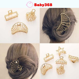 Kẹp Tóc Cặp tóc càng cua kim loại 5 răng hàn quốc đẹp hot trend