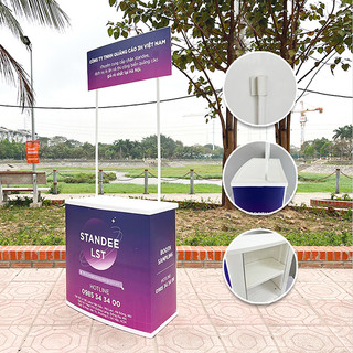 Booth sampling nhựa, quầy bán hàng di động, quầy tiếp thị, booth quảng cáo được ưa chuộng | lst