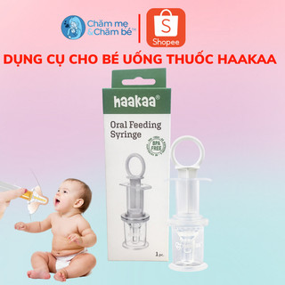 Dụng cụ uống thuốc, ăn sữa cho bé Silicone Haakaa.  Bán chạy hàng đầu Thế giới (Mỹ, Anh)