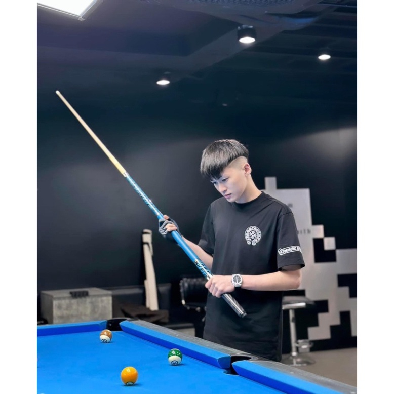 Áo phông nam nữ Premium Cotton in hình chữ thập Chrome Hearts loang hồng hai mặt phong cách trẻ trung 2023