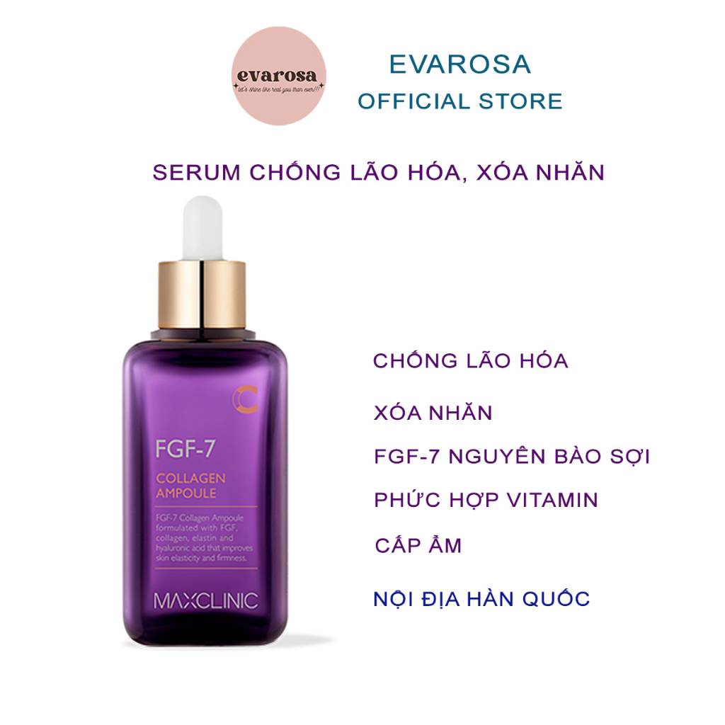 Serum chống lão hóa xoá nhăn Maxclinic FGF-7 collagen ampoule 100ml