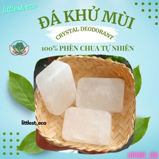 Lăn Khử Mùi Đá Muối Khoáng Thiên Nhiên Ngăn Vi Khuẩn 100% PHÈN CHUA Khử Mùi Cơ Thể Hôi Nách lăn nách thânthiện môitrường