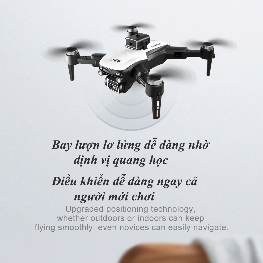 Máy Bay Điều Khiển Từ Xa S2S Max, Flycam S2S MAX, Plycam S2S không chổi than trang bị cảm biến chống va chạm, Camera 4K | BigBuy360 - bigbuy360.vn