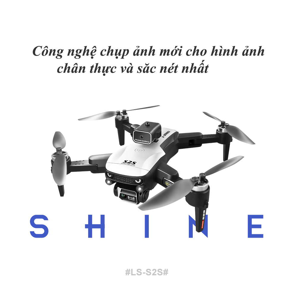 Máy Bay Điều Khiển Từ Xa S2S Max, Flycam S2S MAX, Plycam S2S không chổi than trang bị cảm biến chống va chạm, Camera 4K | BigBuy360 - bigbuy360.vn