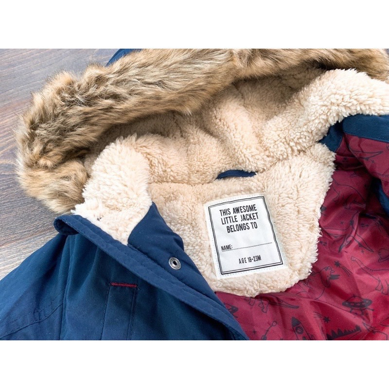 Áo Parka Navy Cho Bé