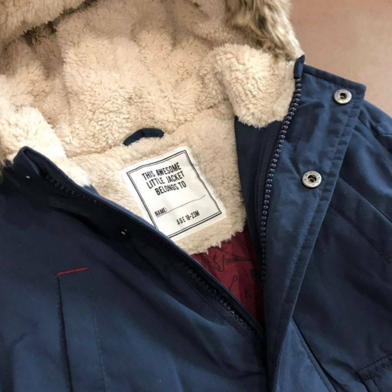 Áo Parka Navy Cho Bé