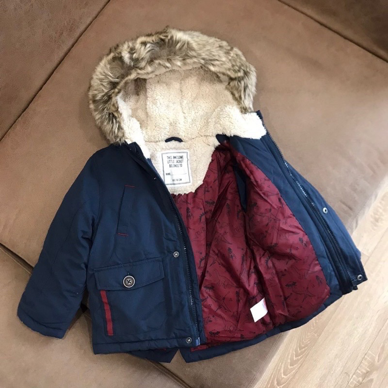 Áo Parka Navy Cho Bé