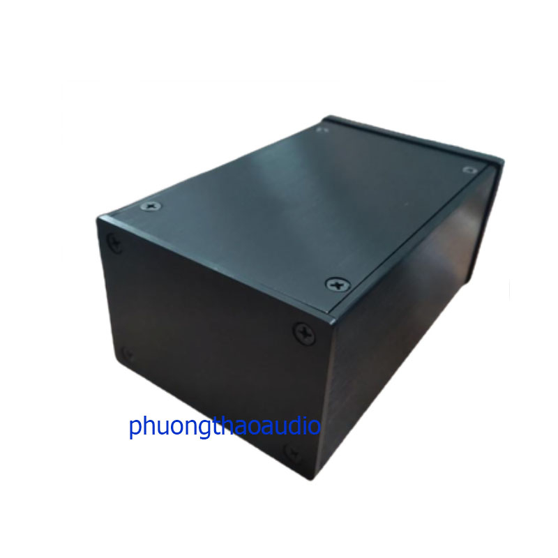 Hộp nhôm phay đa năng kích thước 10x7x16cm, vỏ hộp nhôm phay amply.