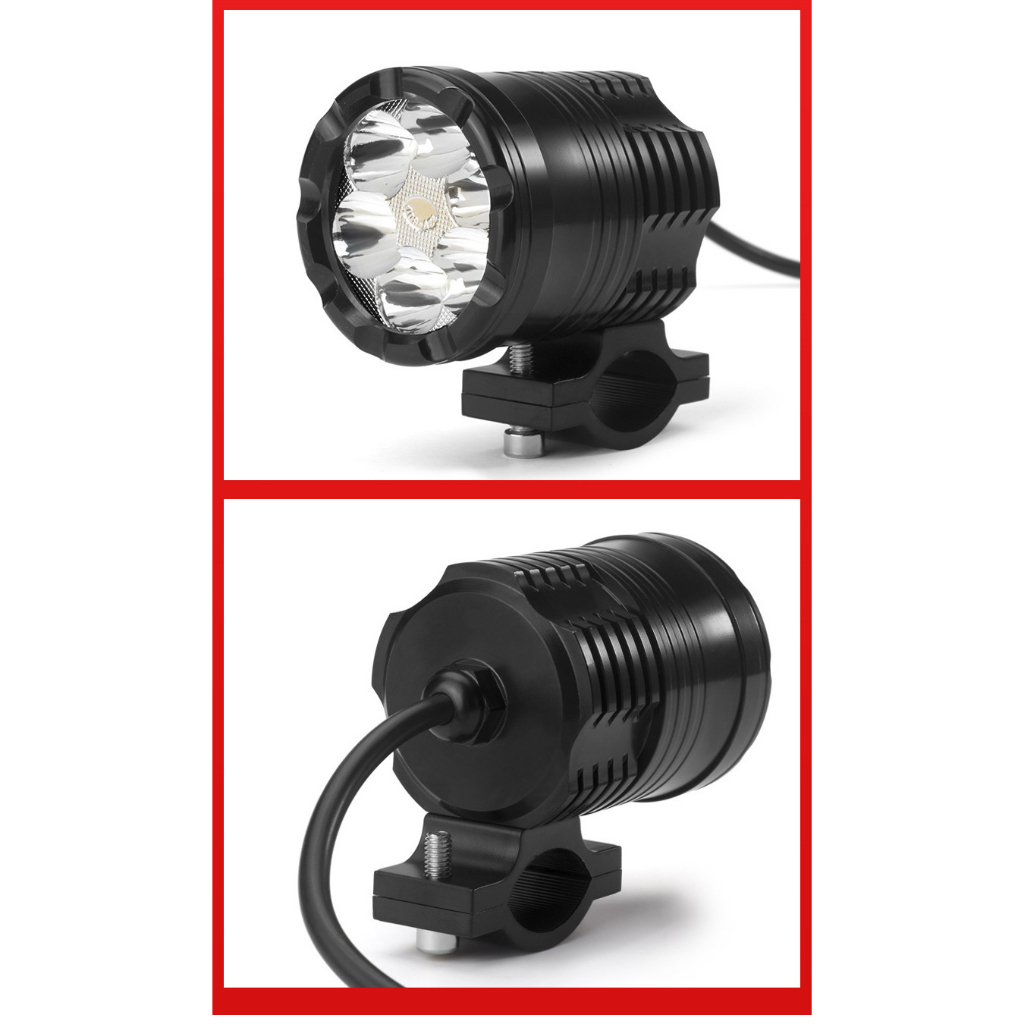 L6 đèn pha trợ sáng siêu sáng siêu đẹp dùng xe máy xe điện