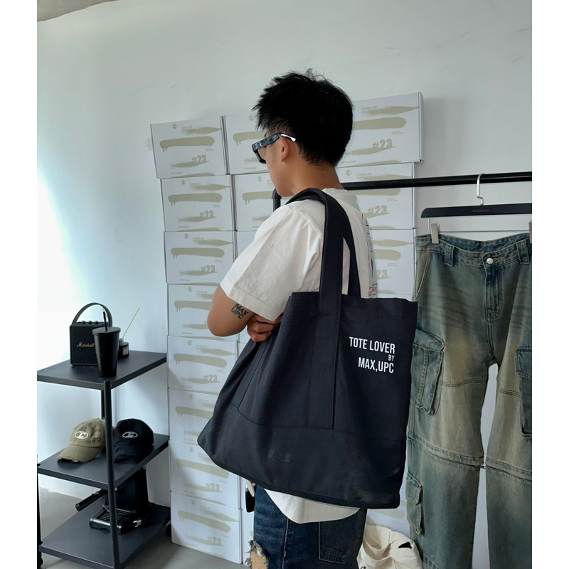 Túi Đeo Vai “Tote Lover Bag” Chất Liệu Vải Canvas