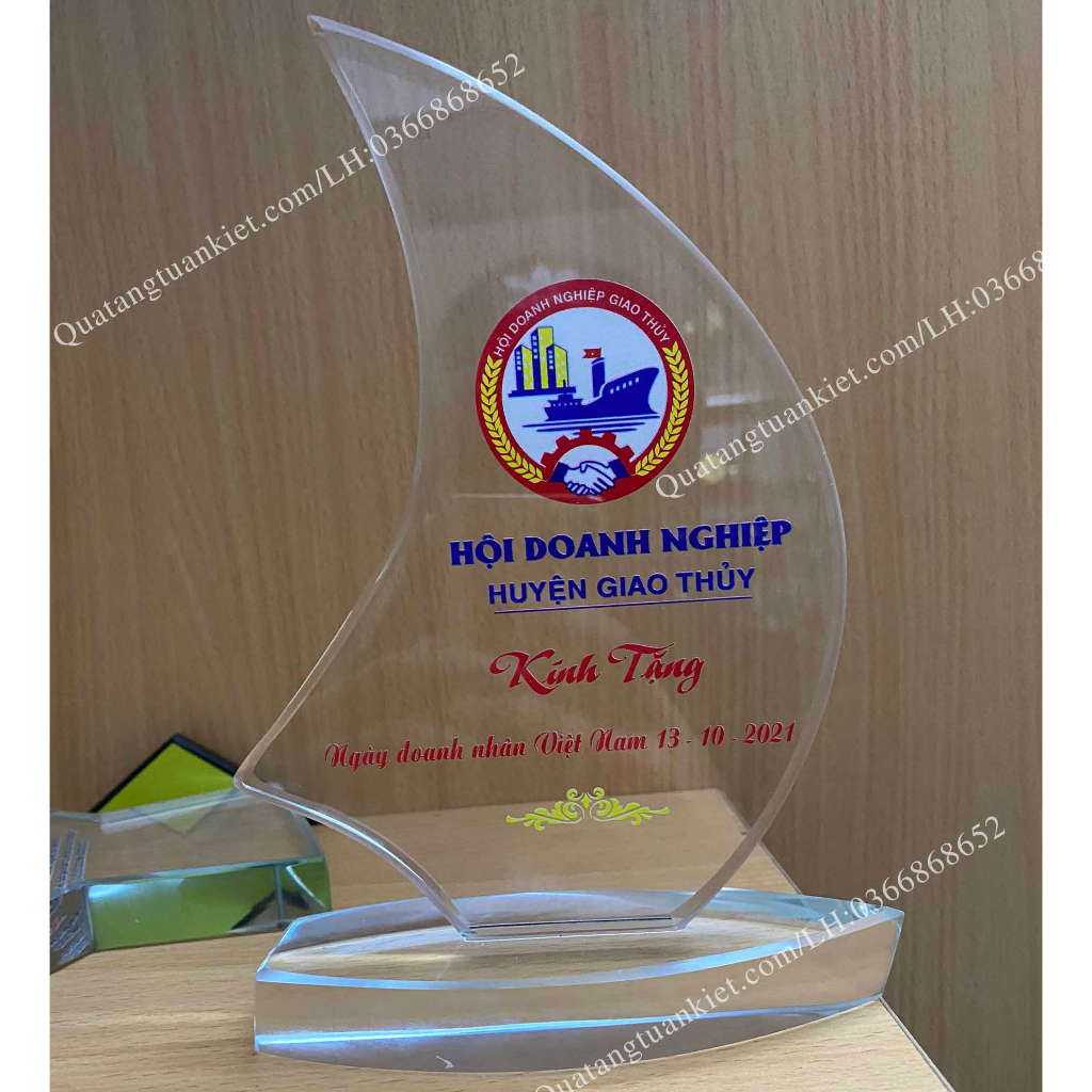 Combo 5 Kỷ Niệm Chương Pha Lê K9 Cao Cấp