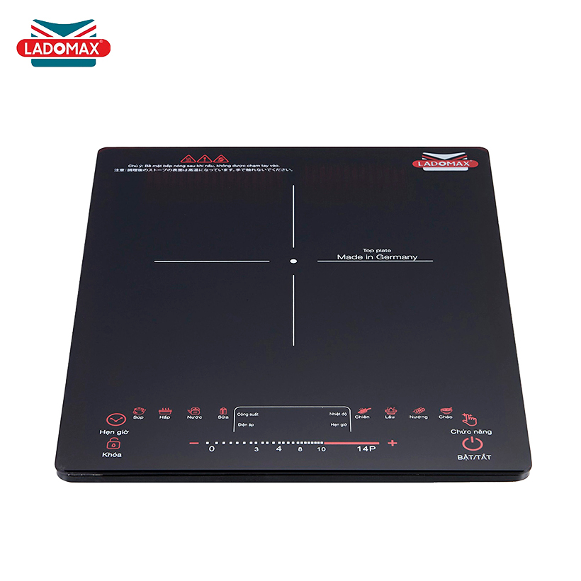 Bếp điện từ đơn cao cấp LADOMAX HA-668- - Điều khiển CẢM ỨNG - Có Inverter TIẾT KIỆM ĐIỆN - BH Chính Hãng 1 năm