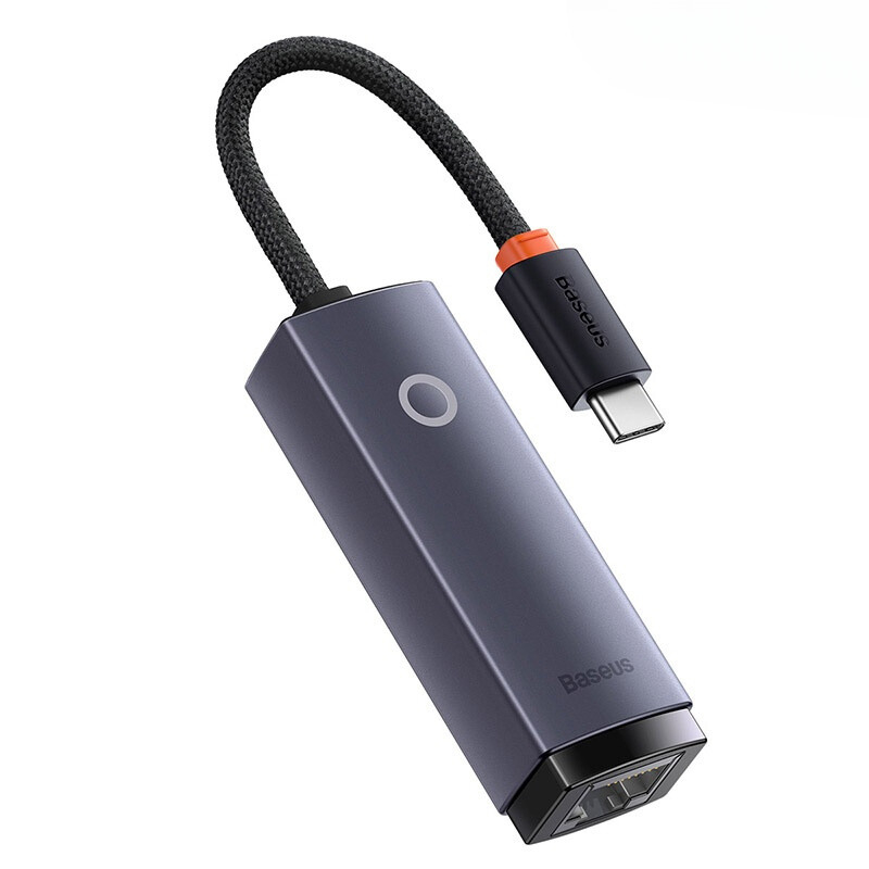 Đầu chuyển Baseus cổng USB-A/Type - C sang RJ45 LAN Port Lite Series Ethernet Adapter tốc độ truyền dữ liệu 100Mbps