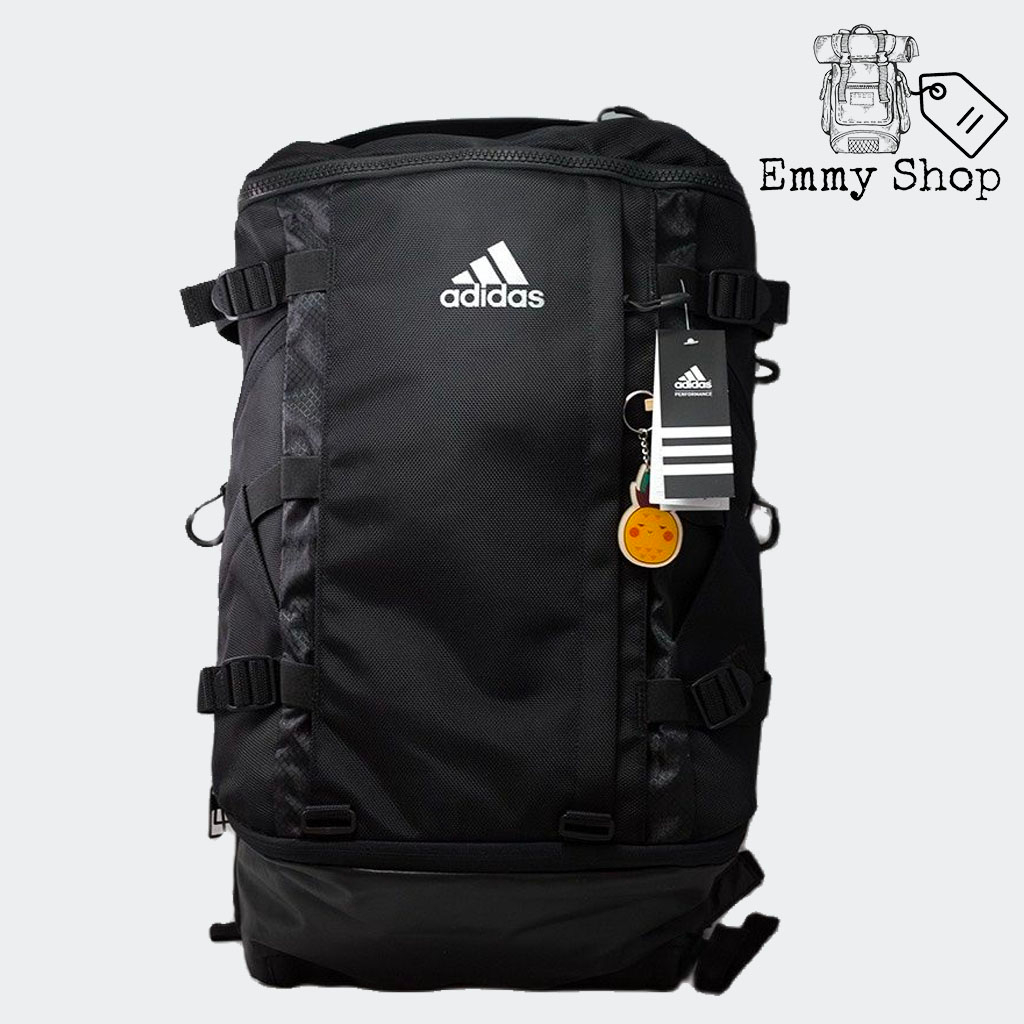 Balo du lịch Adidas OPS Backpack Black Rucksack Day Pack ngăn chính rộng rãi cho chuyến đi 3-4 ngày - Emmy