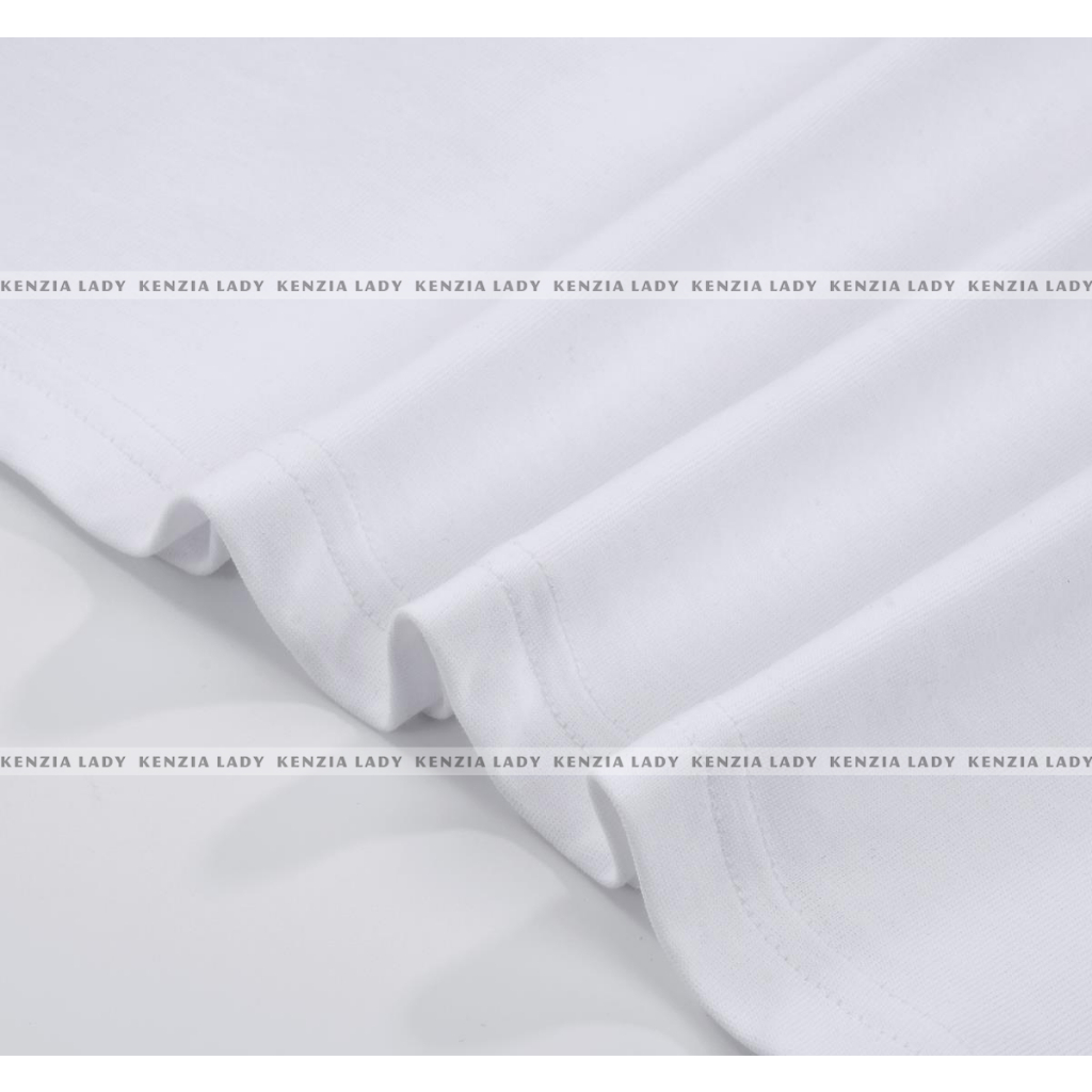 Áo Thun Nữ siêu cấp Form chuẩn Kenzia Lady- Áo Phông Cổ Tròn Tay Ngắn  Basic Cotton 100%  - KA5146
