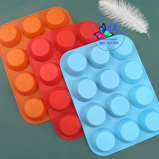 2503.080 KHUÔN SILICONE 12 MUFFIN TRÒN