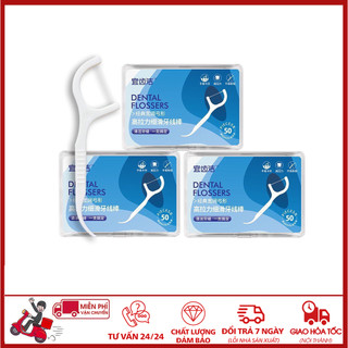 ⛔freeship⛔ hộp 50 chỉ nha khoa xuất nhật