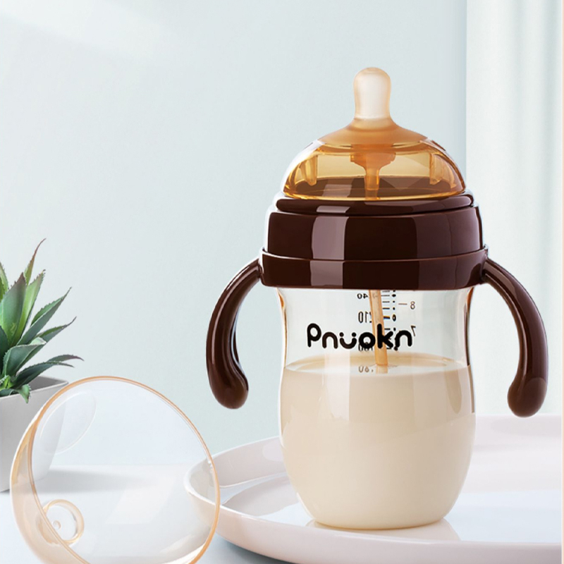 Bình sữa HAPAIR cao cấp cho bé núm sữa silicon thiết kế mô phỏng đầu ti mẹ 280ml