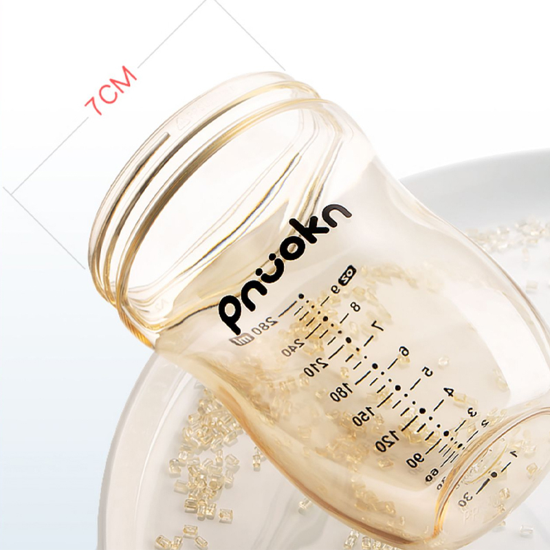 Bình sữa HAPAIR cao cấp cho bé núm sữa silicon thiết kế mô phỏng đầu ti mẹ 280ml