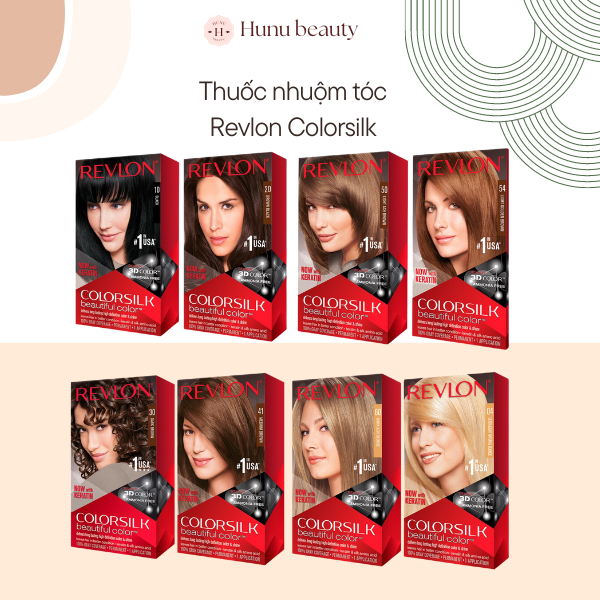 Thuốc nhuộm tóc Revlon Colorsilk Mỹ