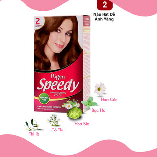 Thuốc nhuộm tóc Bigen Speedy, thuốc nhuộm phủ bạc nhập khẩu, thảo mộc thiên nhiên