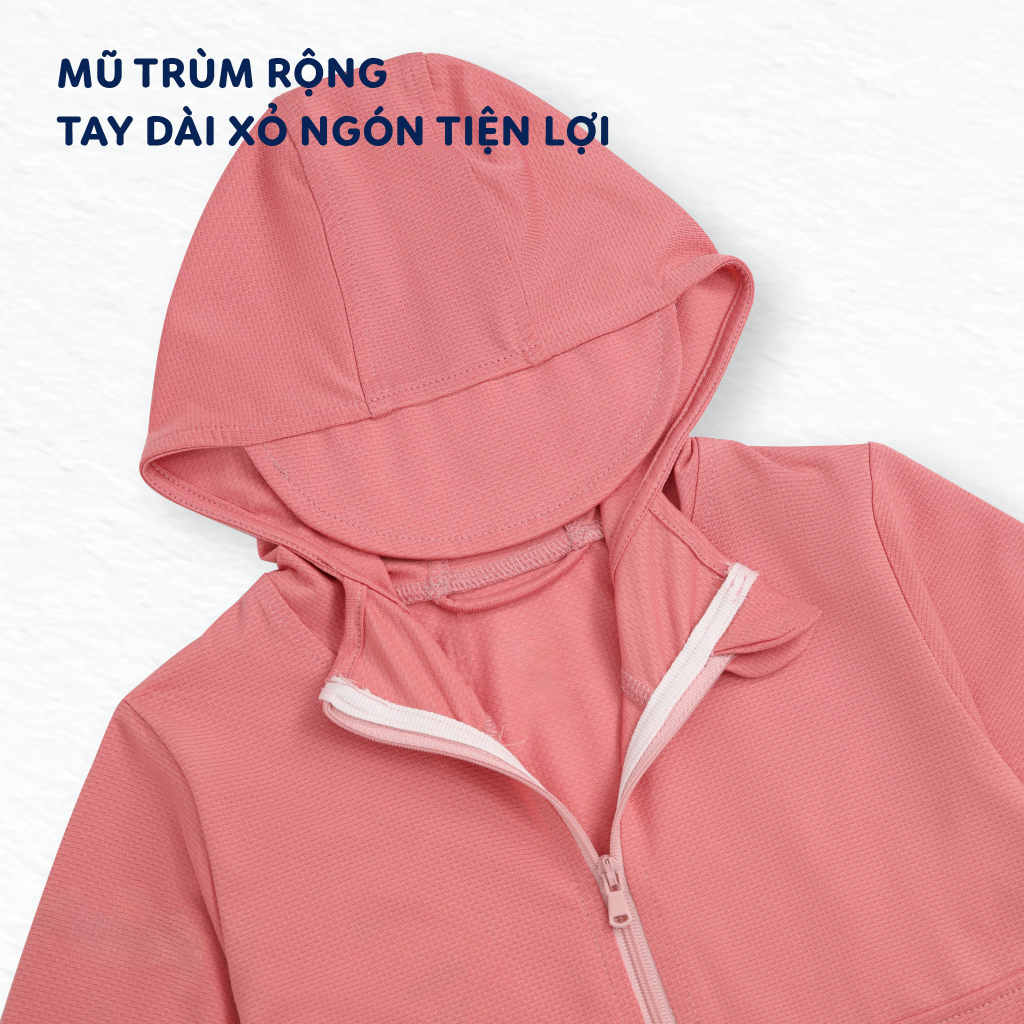 Áo chống nắng cho bé Medokids MD15 chất thun kim cương thấm hút tốt