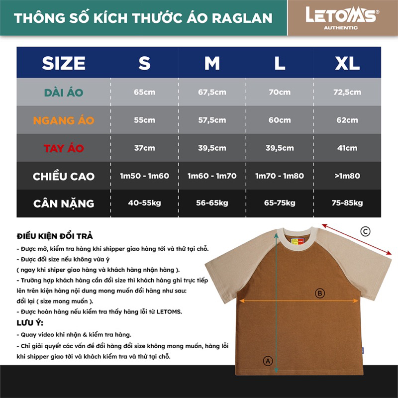 Áo Raglan Unisex Trơn Nam Nữ Phối 3 Màu 100% Cotton Thoáng Mát
