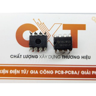 Ua741cp ic opamp gp 1 circuit 8dip