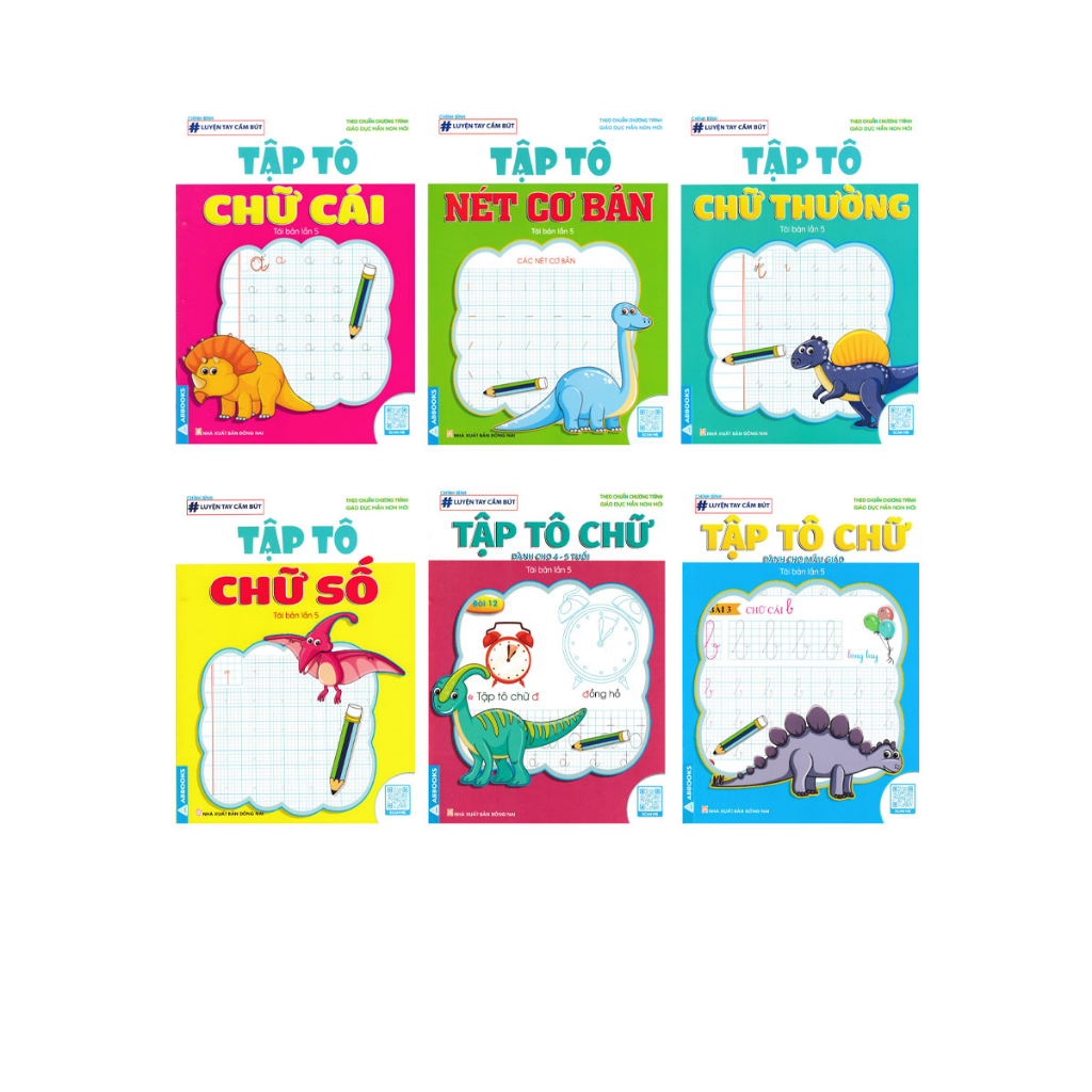 Sách - Combo Luyện Tay Cầm Bút (Bộ 6 Cuốn) - ABB