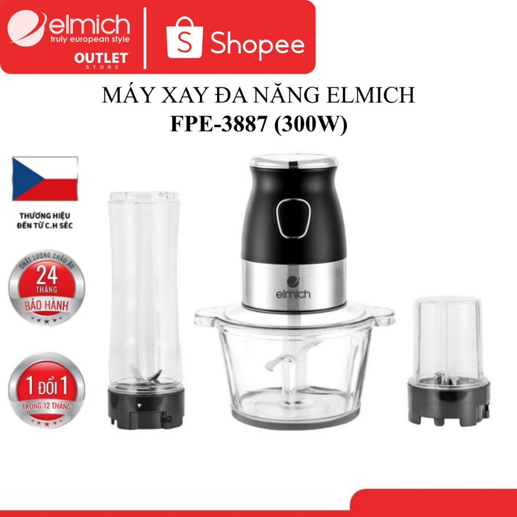 Máy xay đa năng, máy xay thịt Elmich BL05/ FPE-3887/ EDA 0829/ EL-0806