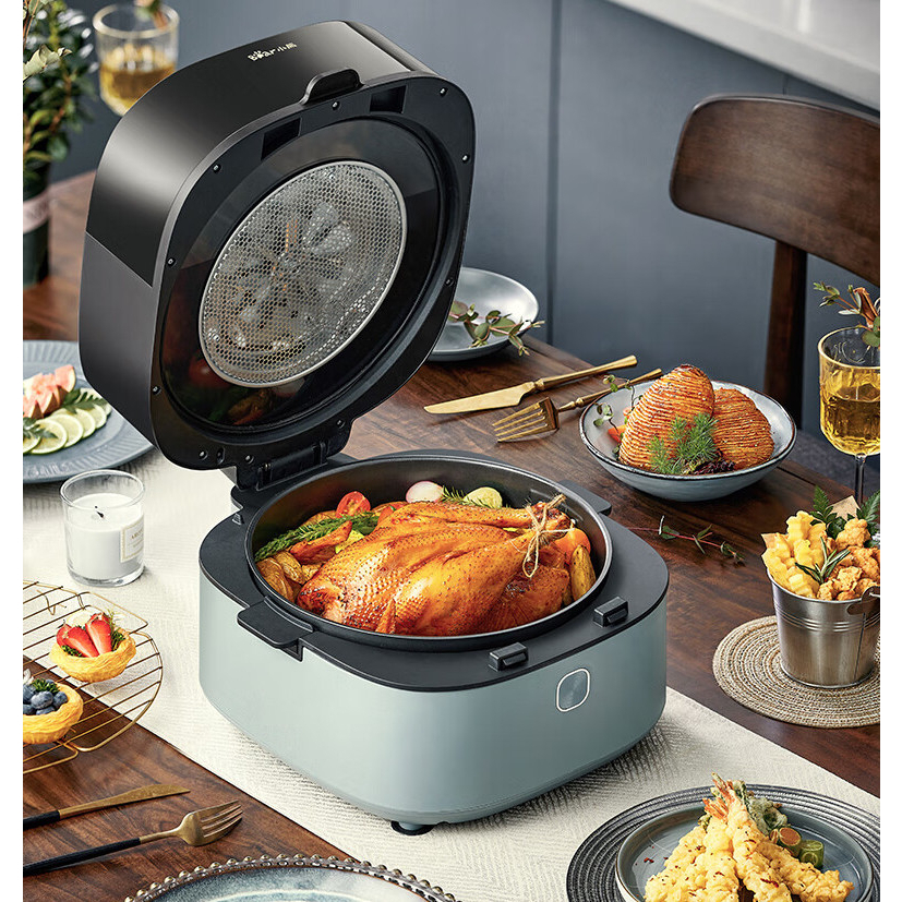 Nồi chiên không dầu Bear QZG-E14G5 chính hãng 6,5L có trục đảo tự động bảo hành 12 tháng