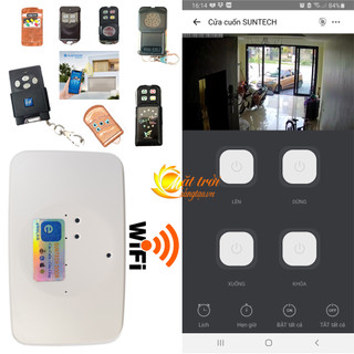 Bộ phát sóng điều khiển cửa cuốn bằng điện thoại Wifi Ewelink