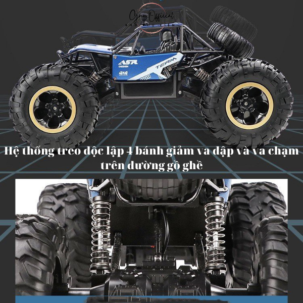 Xe Điều Khiển Từ Xa OFFROAD TRACE Phiên Bản 1:12 Chinh Phục Mọi Địa Hình - Guu.Official