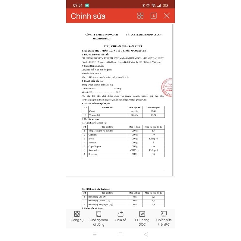 CALCI D APCO CHAI 100 VIÊN Bổ sung Canxi và Vitamin D cho cơ thể