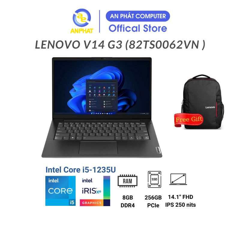 Laptop Lenovo V14 G3 IAP 82TS0062VN (Core i5-1235U | 14 inch FHD)