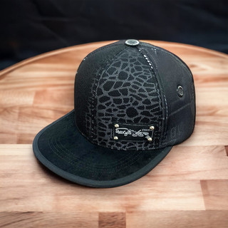  Nón snapback FOUR 41 cao cấp - Mũ lưỡi trai hiphop da phối lưới form lớn.