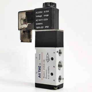 Van điện từ khí nén airtac 4v210-08, van điều khiển xi lanh khí nén