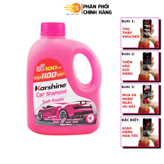 Xà bông rửa xe đậm đặc Car Shampoo Karshine KA-RX1100 1100ml - nhiều mùi hương, làm sạch bụi bẩn, dầu mỡ