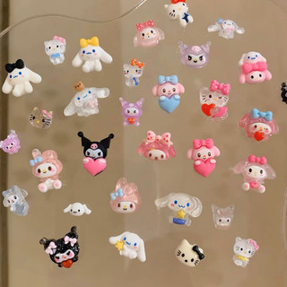 Set 5 Charm Hoạt Hình Sanrio Trang Trí Móng