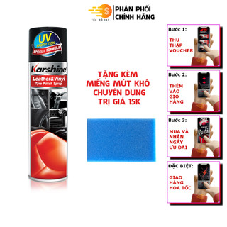  Chai xịt chăm sóc và bảo dưỡng nội thất ô tô Karshine 500ml - vệ sinh nội thất ô tô