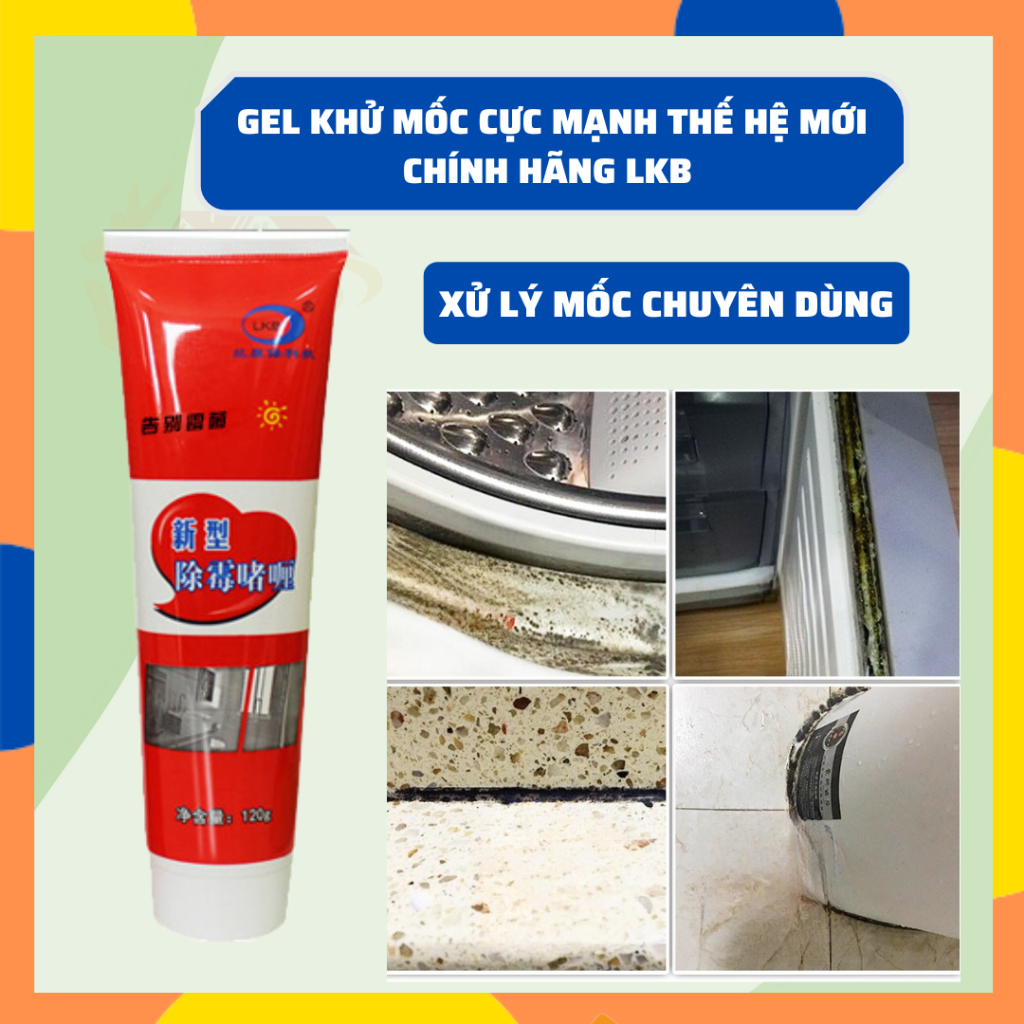 Gel Khử Mốc Máy Giặt ,Tủ Lạnh ,Lavabo,Bồn Cầu ,Vòi Sen Cực Mạnh ,Xoá Tan Vết Mốc Và Diệt Vi Khuẩn Nhanh Chóng K184
