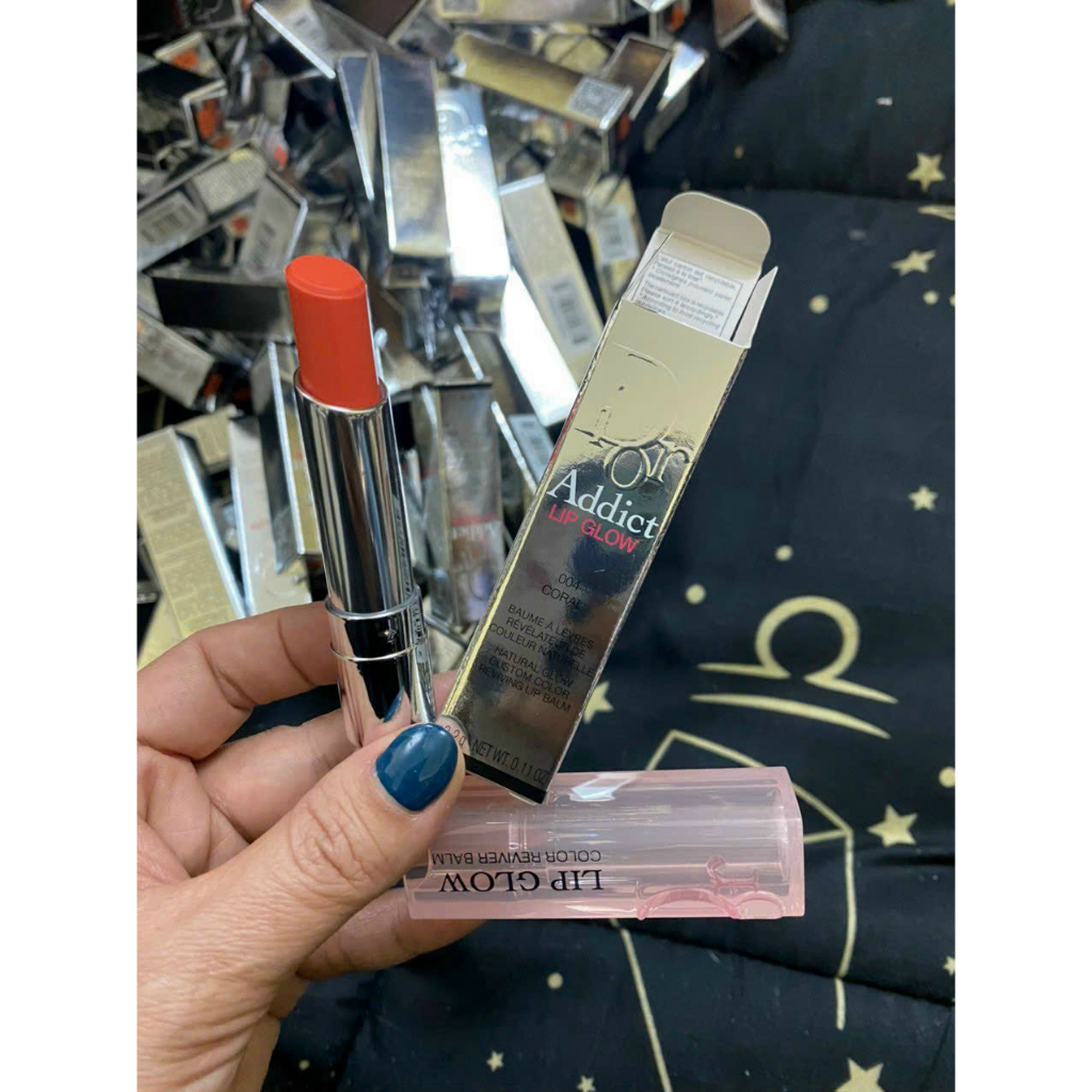 Son Dưỡng Dior Addict Lip Glow Full Size màu 001 004 006 007 008 011 012 015 017 025 029 033 8