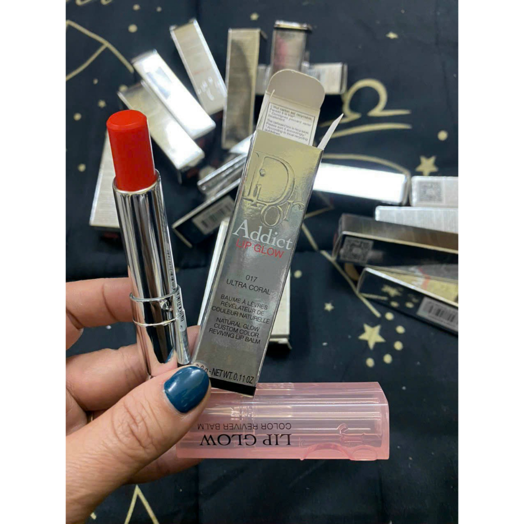 Son Dưỡng Dior Addict Lip Glow Full Size màu 001 004 006 007 008 011 012 015 017 025 029 033 8