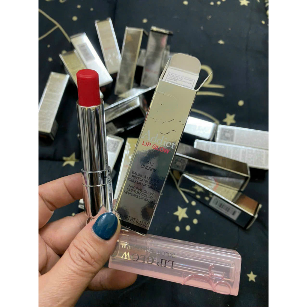 Son Dưỡng Dior Addict Lip Glow Full Size màu 001 004 006 007 008 011 012 015 017 025 029 033 8