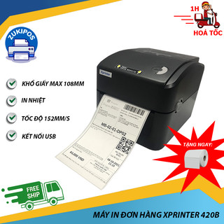 Máy In Đơn Hàng In Tem Mã Vạch Nhiệt Xprinter 420B Chính Hãng Siêu Bền Bảo Hành 12 Tháng - Zukipos