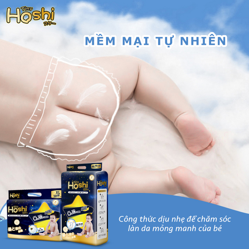 Tã Quần Tiny Hoshi Cao Cấp Đủ Size S56/M46/M44/L42/XL38/XXL36/XXXL34/XXXXL32 - Tiny Sun