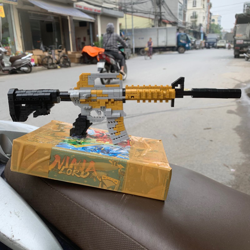 Mô hình lắp ráp Ak47, Vsk94, M4A1S … dài 30cm